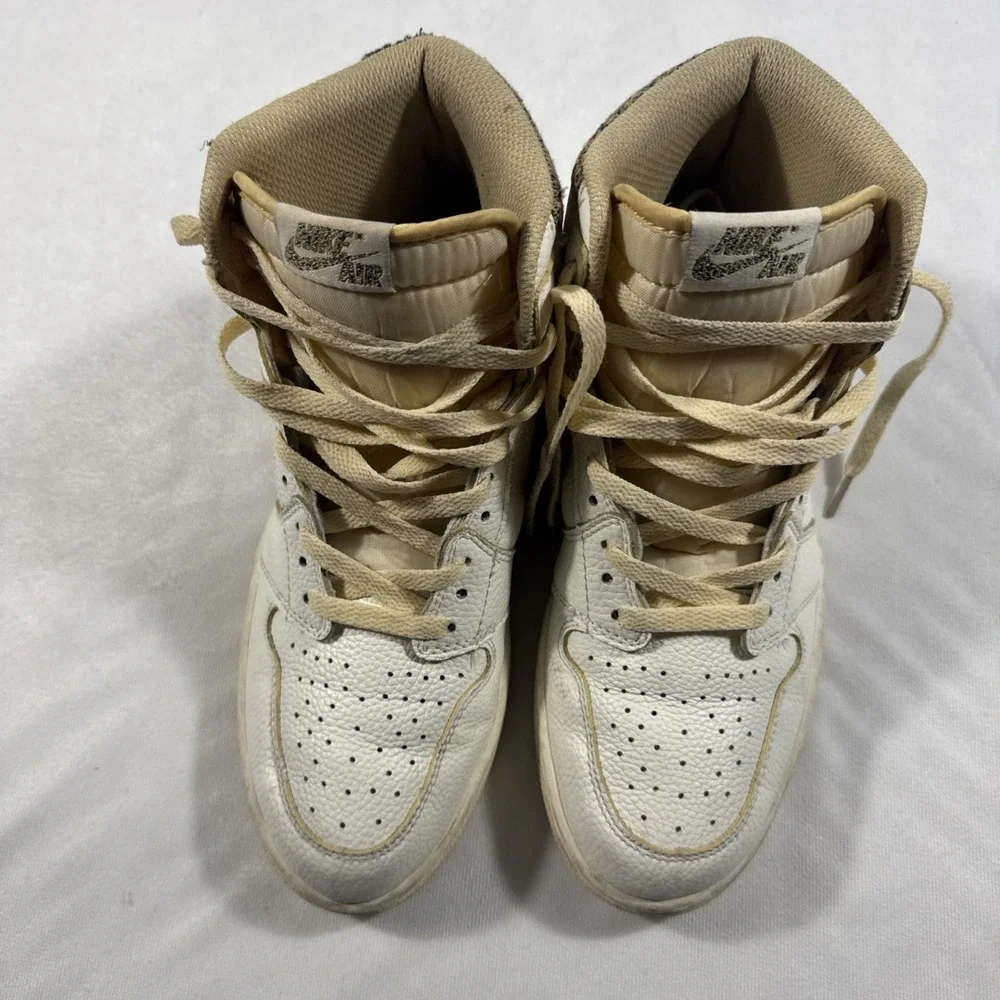 Jordan 1 Retro High OG Craft Vibrations of Naija Men's 8.5 Sail‎ FD8631-100